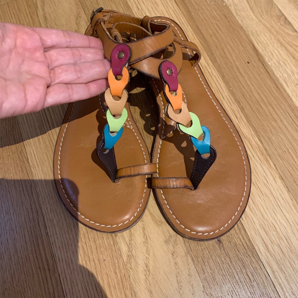 Leather sandals